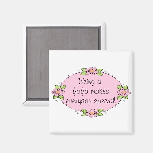 Een YaYa zijn maakt dagelijks speciaal Magneet (Voorkant / Achterkant)