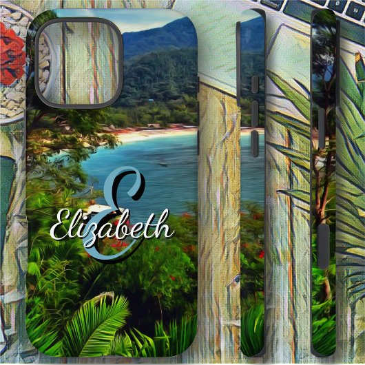 Een Yelapa uitzicht 0828 iPhone Hoesje