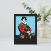 Een Yeoman Warder of Beefeater Briefkaart (Staand voorkant)