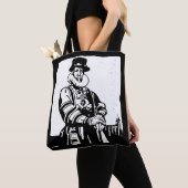 Een Yeoman Warder of Beefeater Tote Bag (Dichtbij)