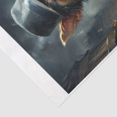 Een Yorkshire Terrier met whisky in 1920 Chicago Tissuepapier (Detail)