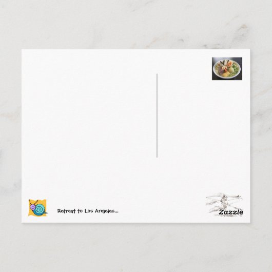 Een Yum Meal... Briefkaart (Achterkant)