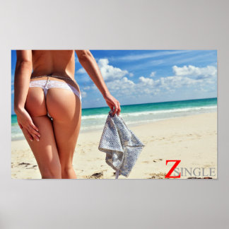 Eén Z "Hou je ogen op de oceaan" Poster