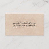 Een zaadje planten visitekaartje (Achterkant)