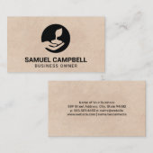 Een zaadje planten visitekaartje (Voorkant / Achterkant)