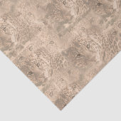 Een zacht bruine kleur herhaalt patroon van vele l tissuepapier (Detail)