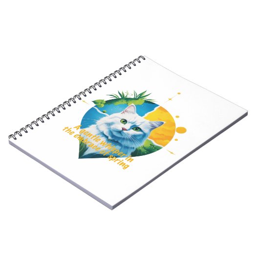 Een zacht gefluister in de omhelzing van de lente notitieboek (Linkerzijde)