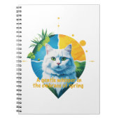 Een zacht gefluister in de omhelzing van de lente notitieboek (Voorkant)