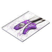 Een zachte ballet nacht notitieboek (Linkerzijde)