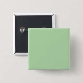Een zachte bleke groene achtergrond vult de afbeel vierkante button 5,1 cm
