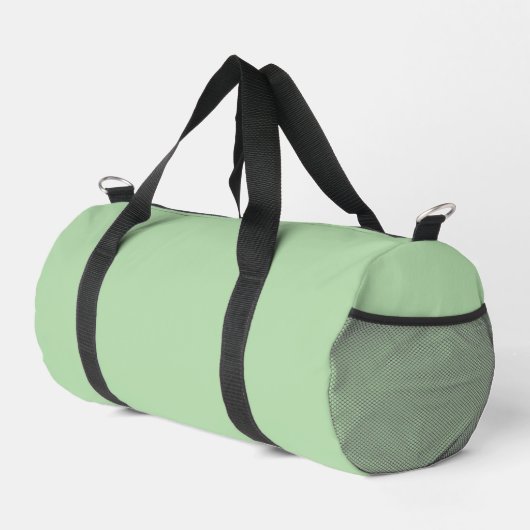 Een zachte bleke mintgroene achtergrond plunjezak (Rechterhoek)