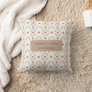 Een zachte, boho-geïnspireerde babysieraden kussen