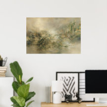 Een zachte gevoel van afstand – een abstract lands