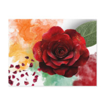 Een zachte inspiratiekaart met een bloem
