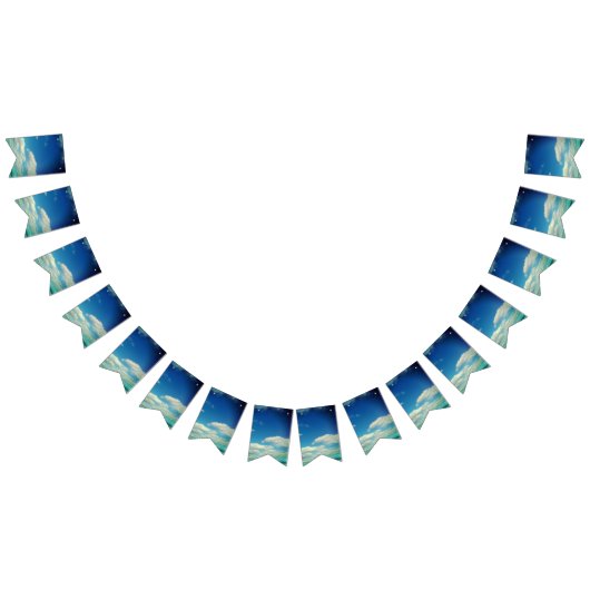 Een zachte laag wolken vlaggetjes (Alle)