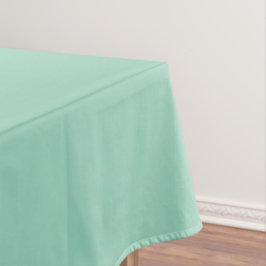 Een zachte mint gedempte effen kleur. tafelkleed