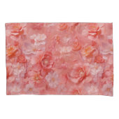 Een zachte, rozeachtige oranje tint genaamd Peach Kussensloop (Voorkant)