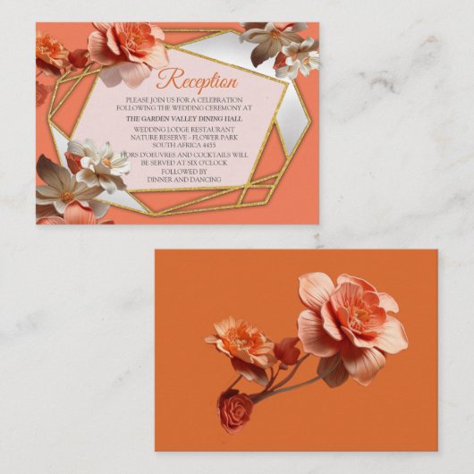 Een zachte, rozeachtige tint genaamd Peach Fuzz Fl Informatiekaartje (Voorkant / Achterkant)