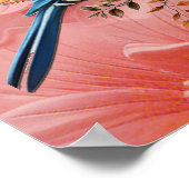 Een zachte, rozeachtige tint genaamd Peach Fuzz Fl Poster (Hoek)