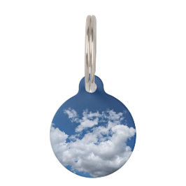 Een zachte wolk huisdierpenning