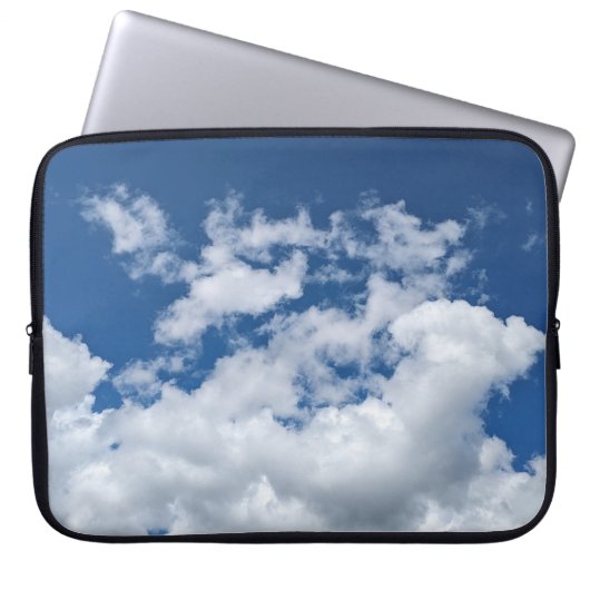 Een zachte wolk laptop sleeve (Voorkant)