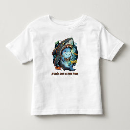 Een zachte ziel in een wilde masker Lieve haai Kinder Shirts