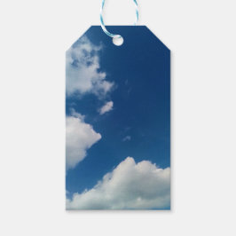 Een zachtheid aan de wolken cadeaulabel