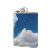 Een zachtheid aan de wolken heupfles (Links)