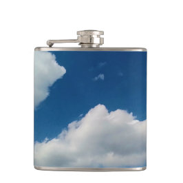 Een zachtheid aan de wolken heupfles