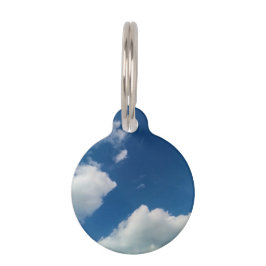 Een zachtheid aan de wolken huisdierpenning