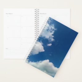 Een zachtheid aan de wolken planner