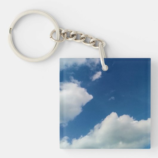 Een zachtheid aan de wolken sleutelhanger (Voorkant)