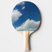 Een zachtheid aan de wolken tafeltennisbatje (Achterkant)