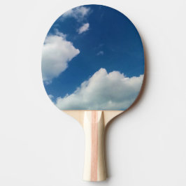 Een zachtheid aan de wolken tafeltennisbatje