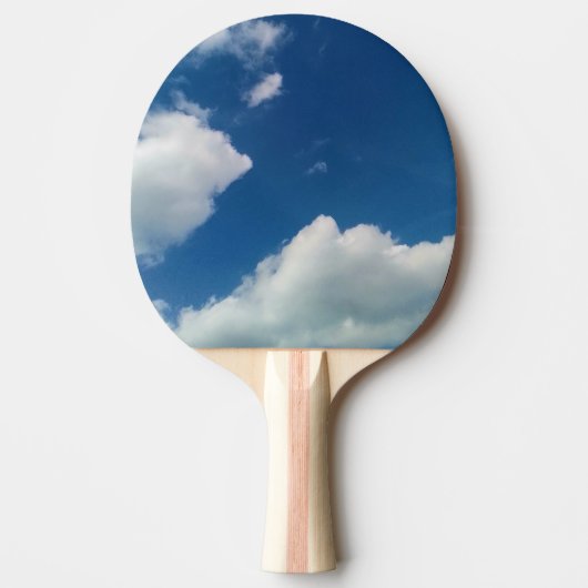 Een zachtheid aan de wolken tafeltennisbatje (Voorkant)