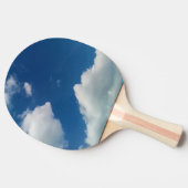 Een zachtheid aan de wolken tafeltennisbatje (Zijkant)