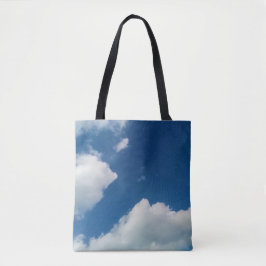 Een zachtheid aan de wolken tote bag