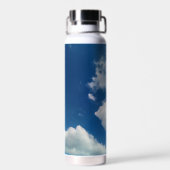 Een zachtheid aan de wolken waterfles (Achterkant)