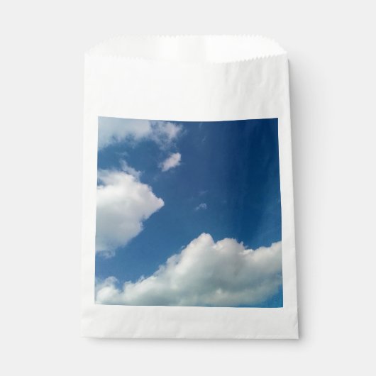 Een zachtheid in de wolken bedankzakje (Voorkant)