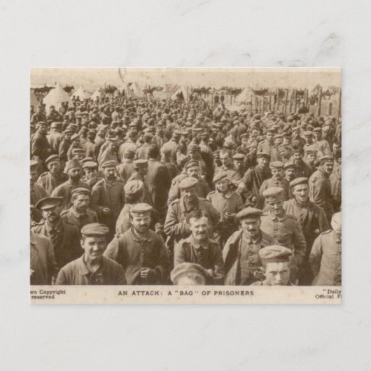 Een zak van gevangenen briefkaart (Voorkant)