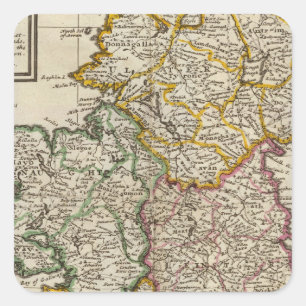 Een zakmetgezel uit Ierland Vierkante Sticker