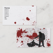 Eén zal sterven visitekaartje (Voorkant / Achterkant)