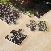 Een zalige cottages legpuzzel (Zijkant)
