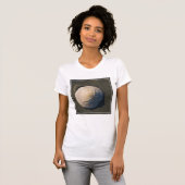Een zanddollar op het strand t-shirt (Voorkant volledig)