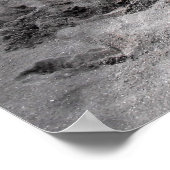 Een zandsculptuur maken in de lente in Marbella Poster (Hoek)