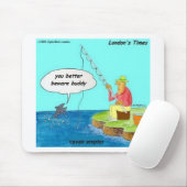 een zazzle koper pas op muismat (Met muis)