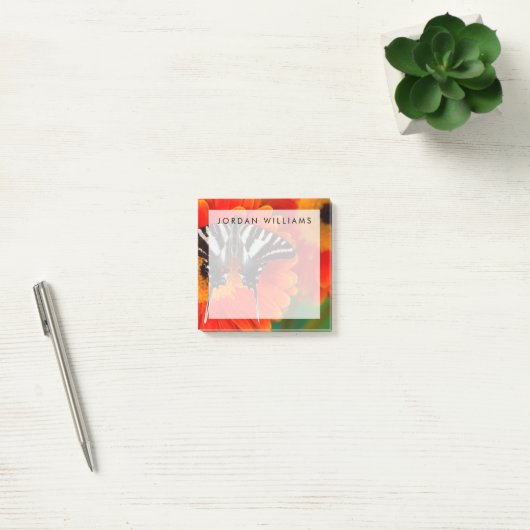 Een Zebra Swallowtail Vlinder Post-it® Notes (Kantoor)