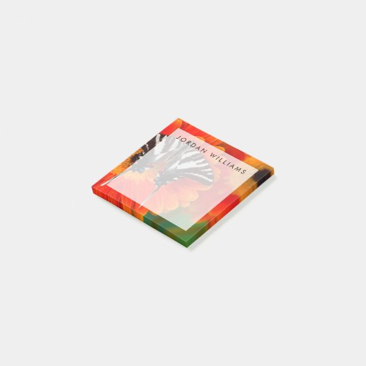 Een Zebra Swallowtail Vlinder Post-it® Notes (Schuin)