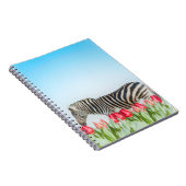 Een Zebra van de Tulpen Notitieboek (Rechterzijde)