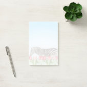 Een Zebra van de Tulpen Post-it® Notes (Kantoor)
